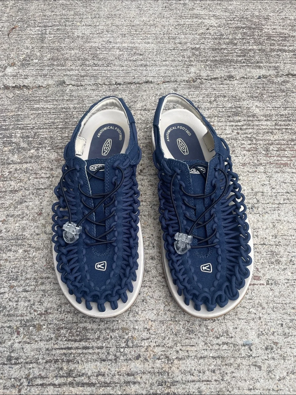 Keen Men's Navy Woven Rope Sandals